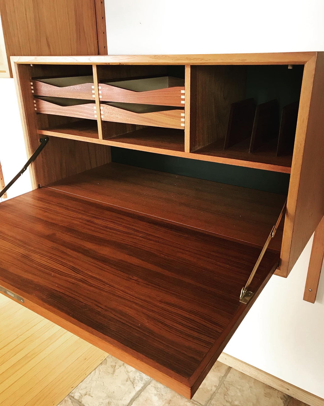 SOLD • Danish Teak CADO Wall Unit