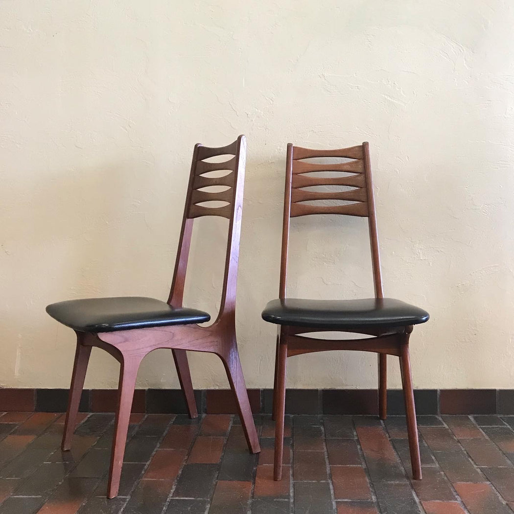 Sold • Set of 4 Boltinge Stolefabrik Dining Chairs
