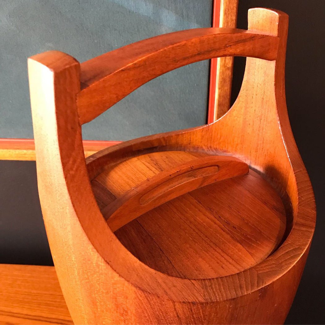 Sold • Dansk Teak Ice Bucket