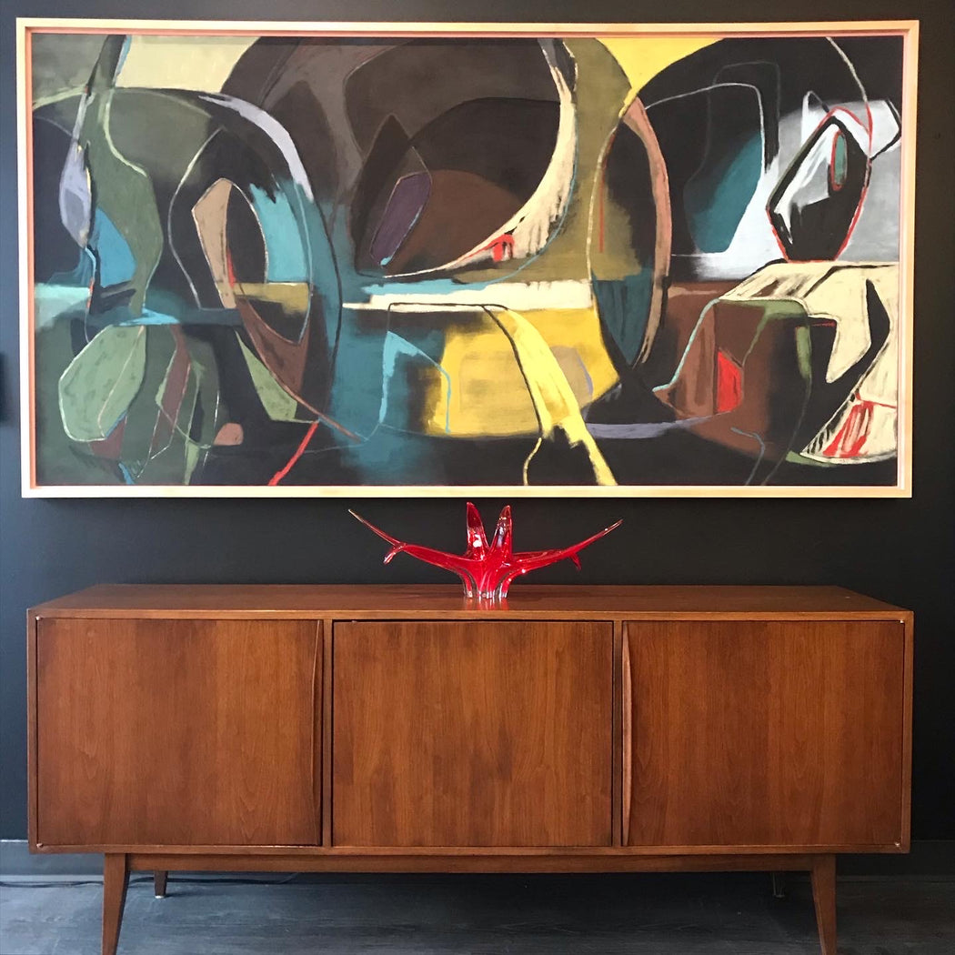 SOLD • Original Abstract Painting : Grymyr