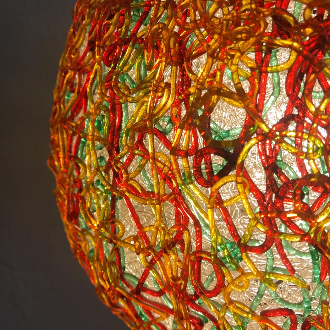 Sold • Spaghetti Swag Lamp