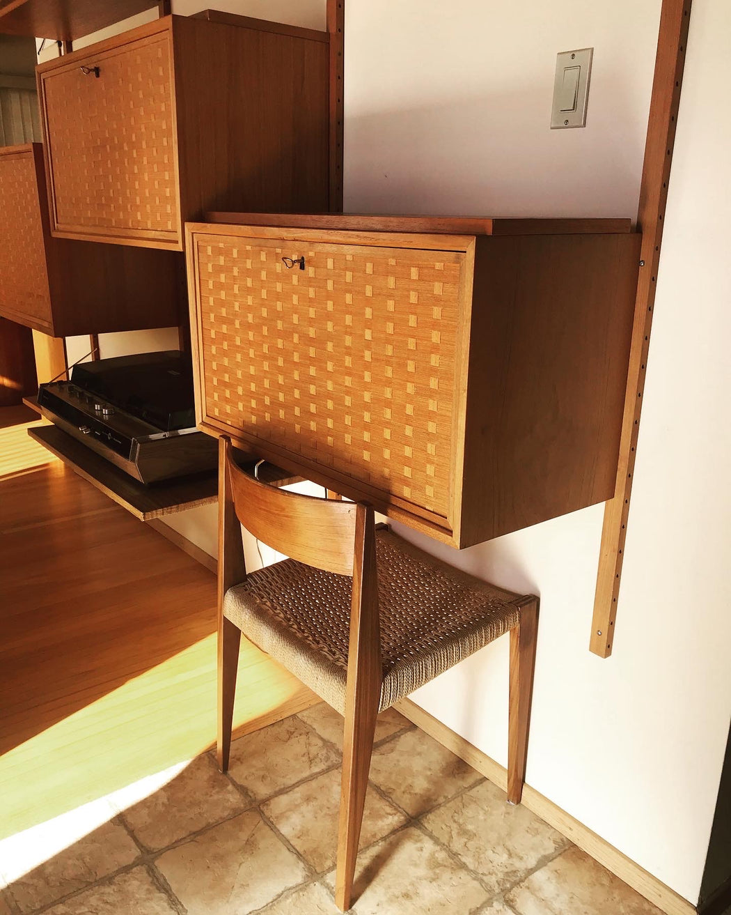 SOLD • Danish Teak CADO Wall Unit