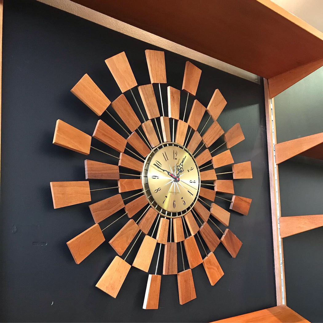 Sold • Westclox Starburst Clock