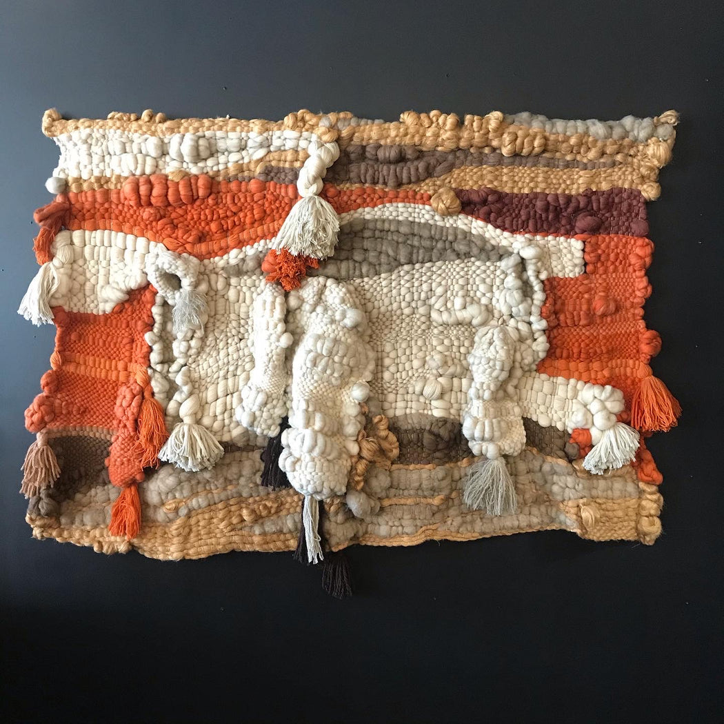 SOLD • Giant 1970s Weaving