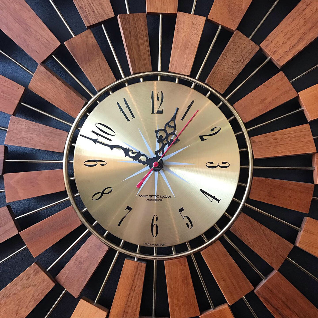 Sold • Westclox Starburst Clock