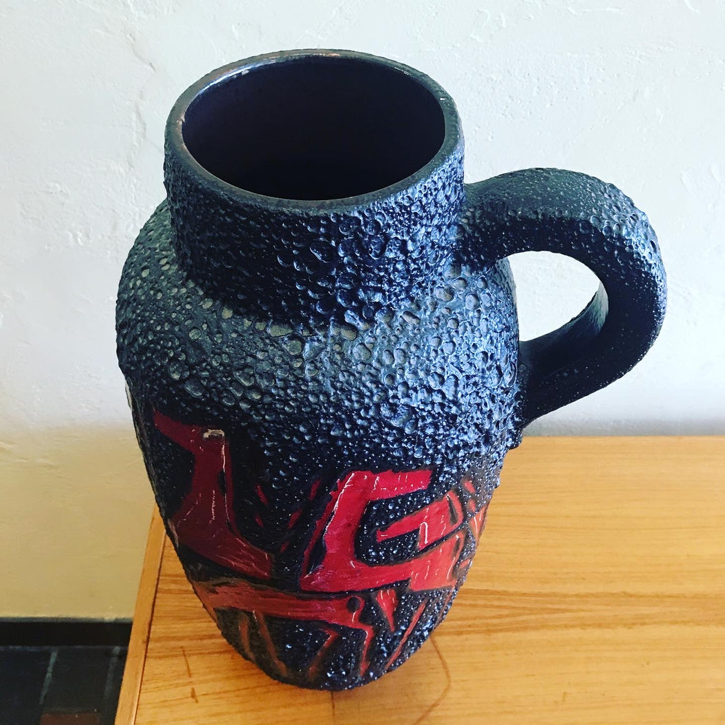 SOLD • West German Fat Lava Vase