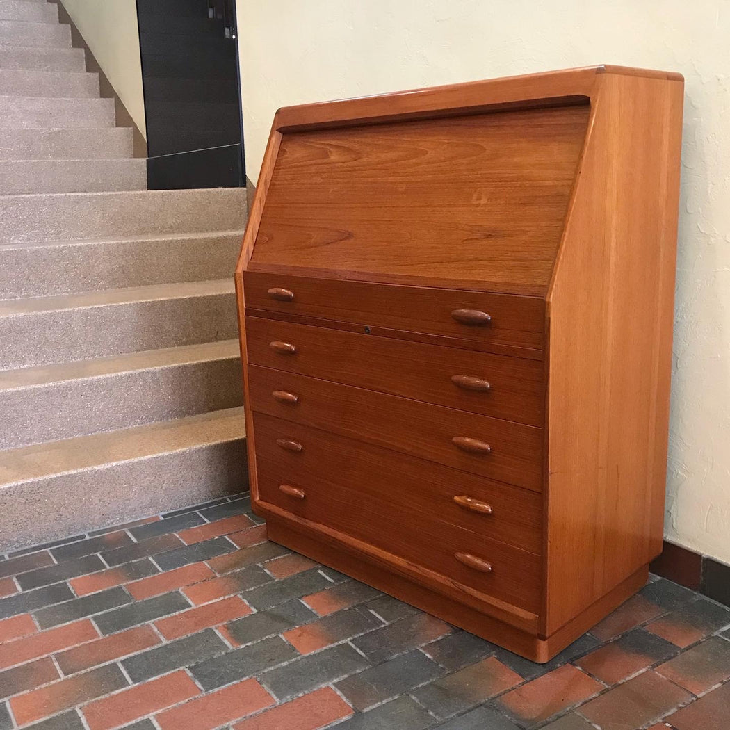 SOLD •Dyrlund Tambour Door Desk