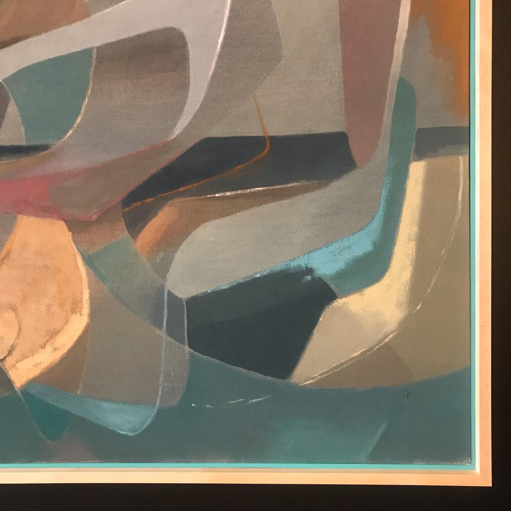 Original Abstract Painting: Trondheim