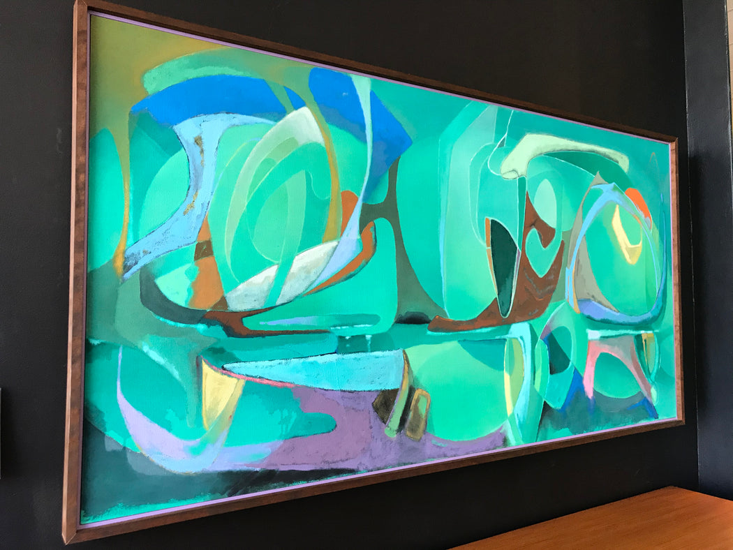 SOLD • Original Abstract Painting: Inndyr