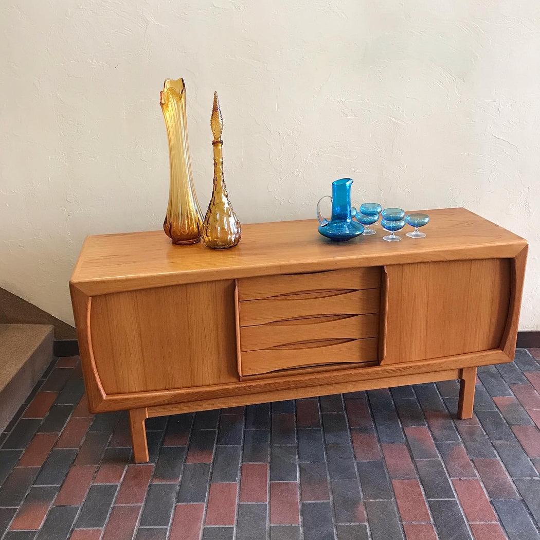 SOLD • Petite Danish Teak Credenza