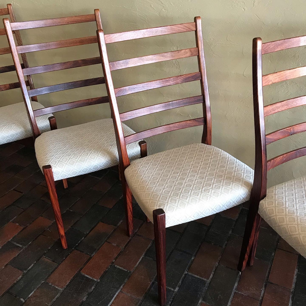 SOLD • Swedish Rosewood Dining Chairs