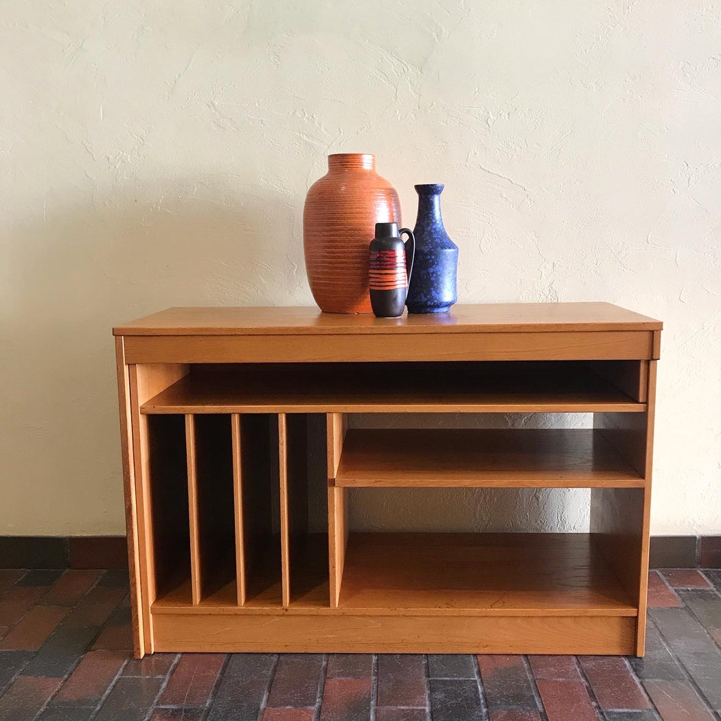 SOLD • Teak Extendable Console Desk
