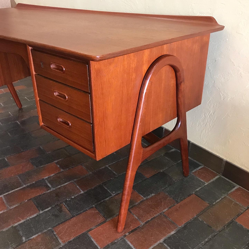 SOLD • Svend Aage Madsen Bow Edge Desk