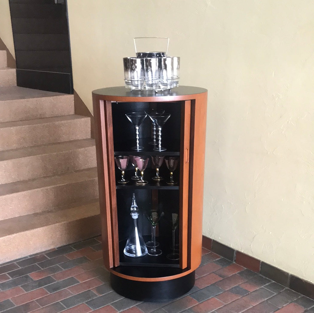 RS Associates Cylinder Bar Cabinet