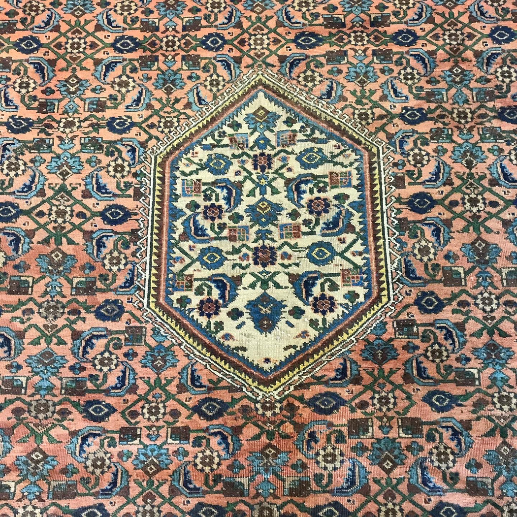 Vintage 1940s Ardebil Persian Rug