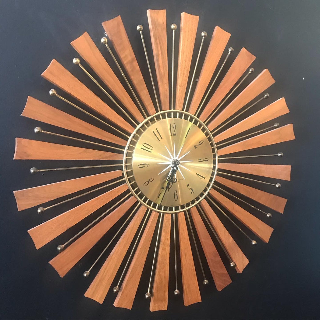 SOLD • Westclox Starburst Clock