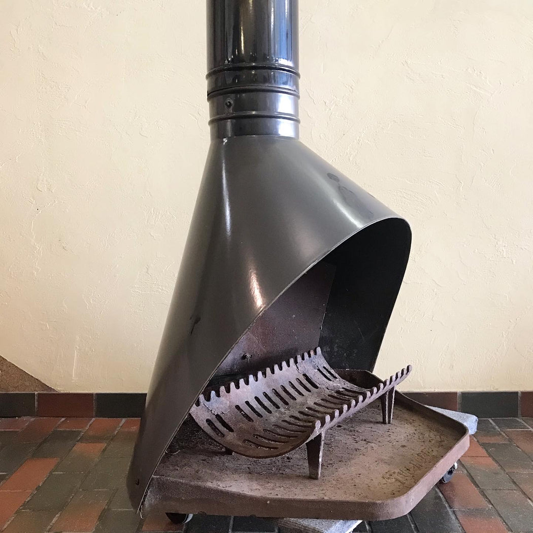 SOLD • 1960s Wood Burning Firehood Fireplace