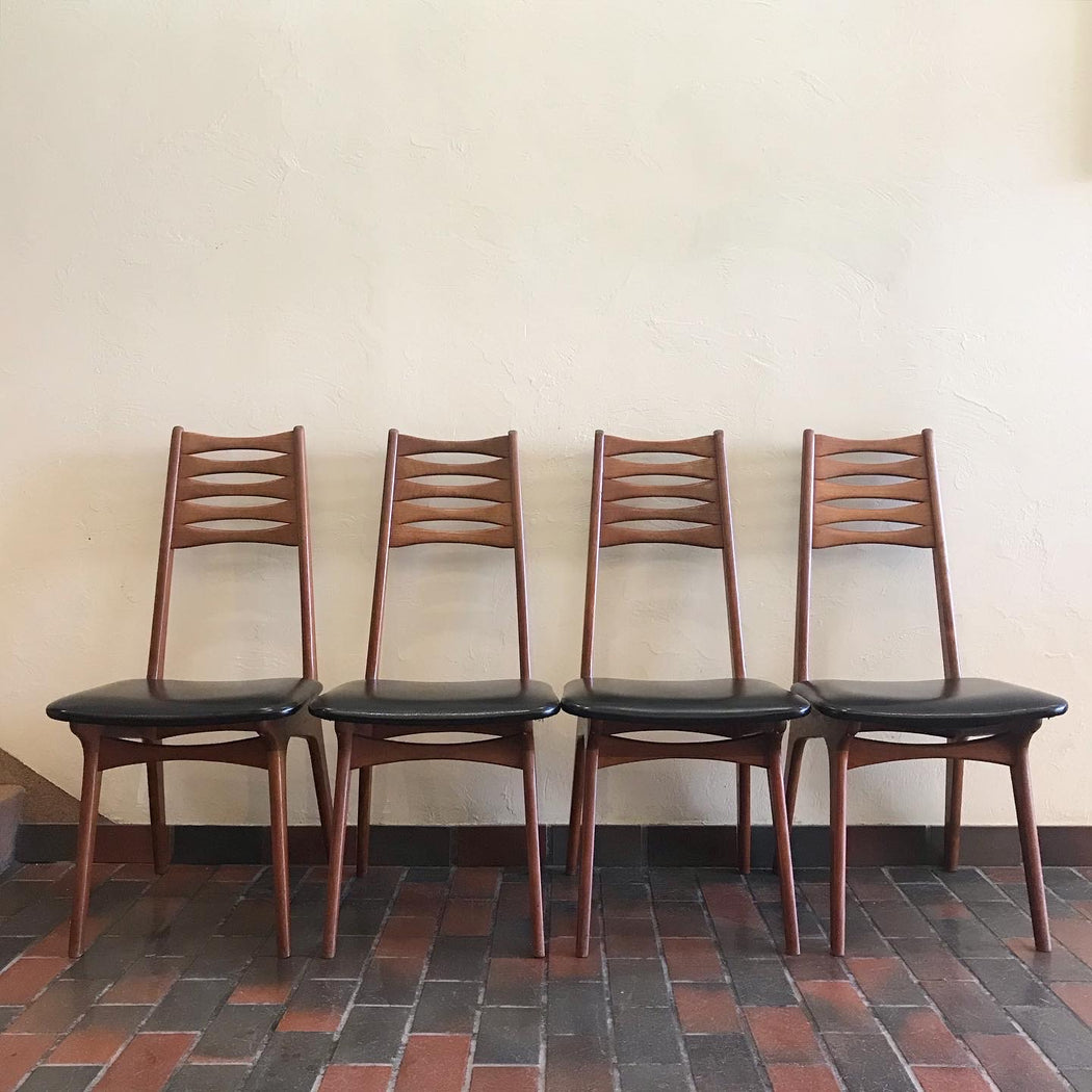 Sold • Set of 4 Boltinge Stolefabrik Dining Chairs