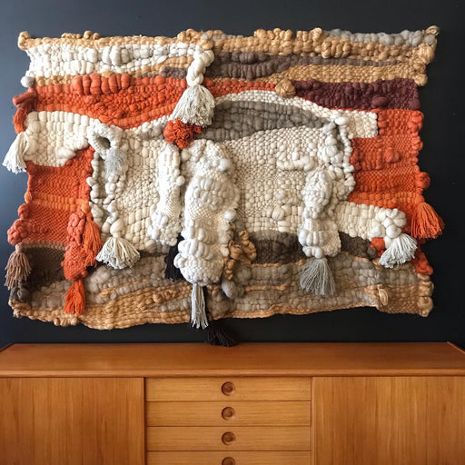 SOLD • Giant 1970s Weaving