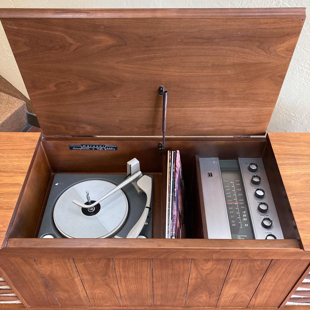 SOLD•Marconi Walnut Stereo