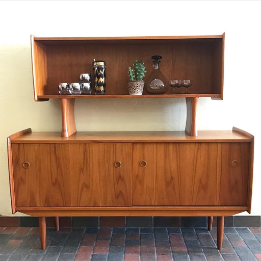 SOLD • R. Huber Teak Sideboard + Hutch