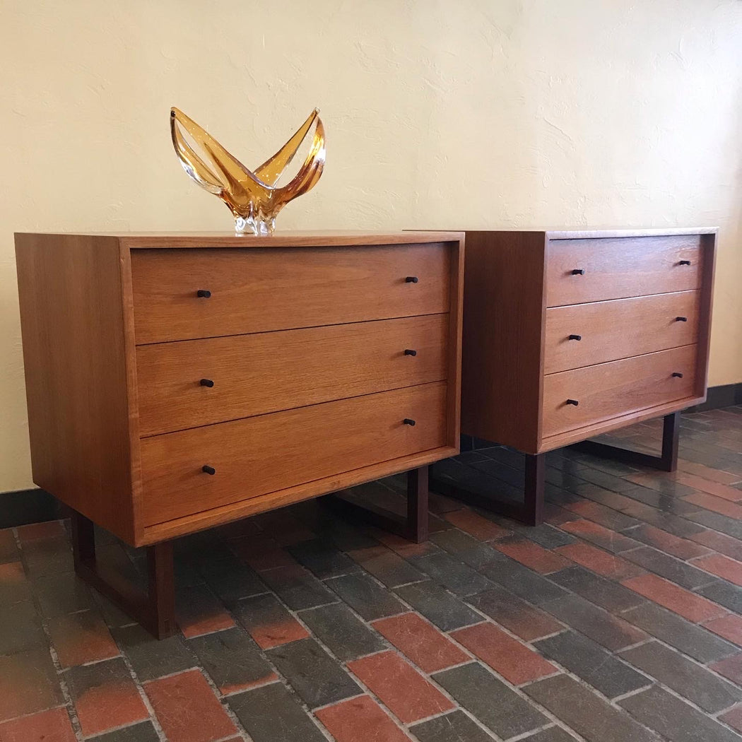 SOLD • Pair of Teak Dressers