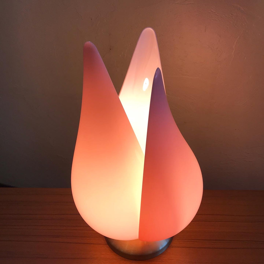 SOLD • Pink Rougier Lamp