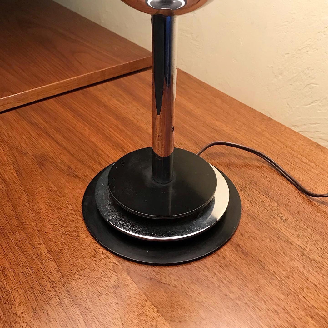 70s Chrome Ball Lamp