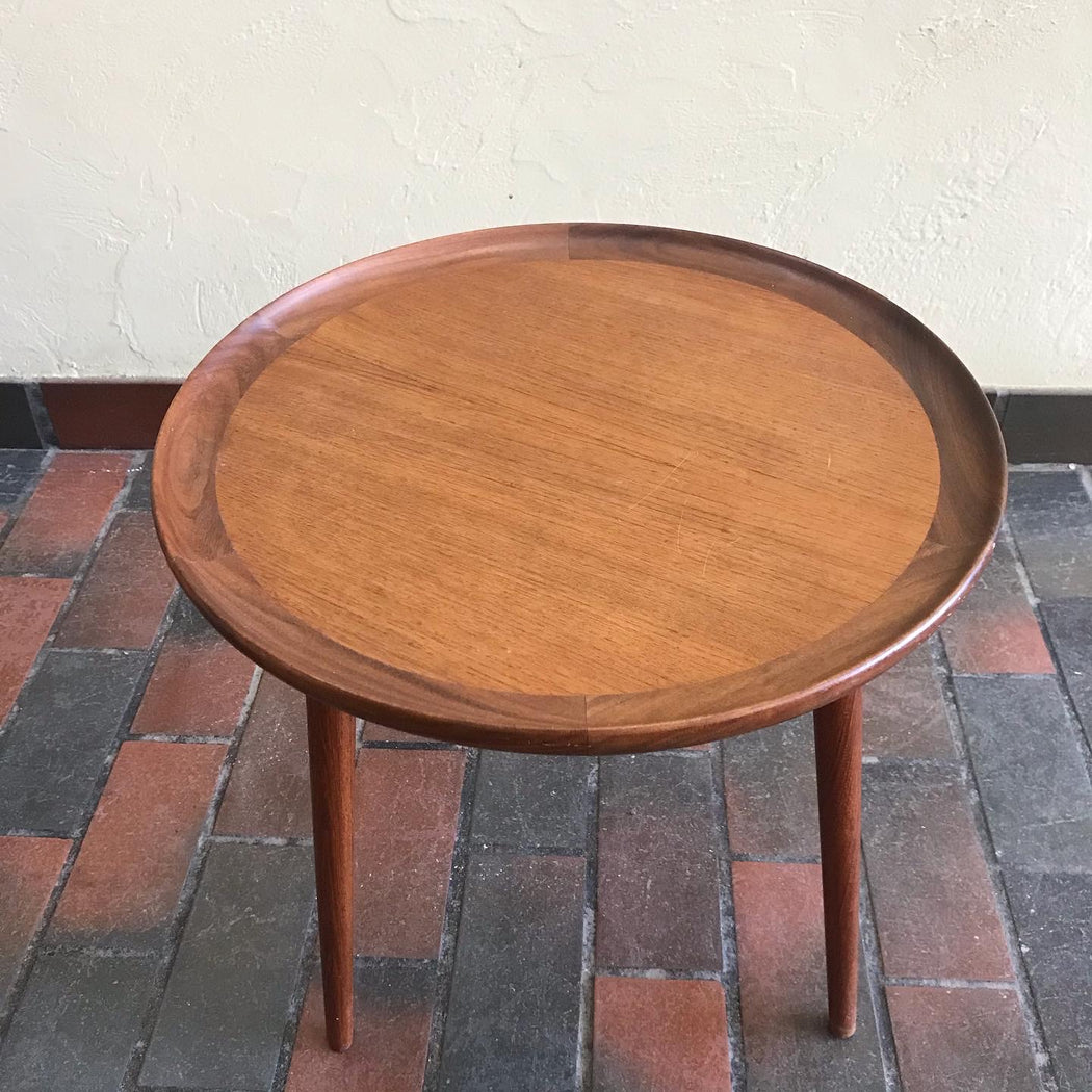 SOLD • Teak Tripod Side Table