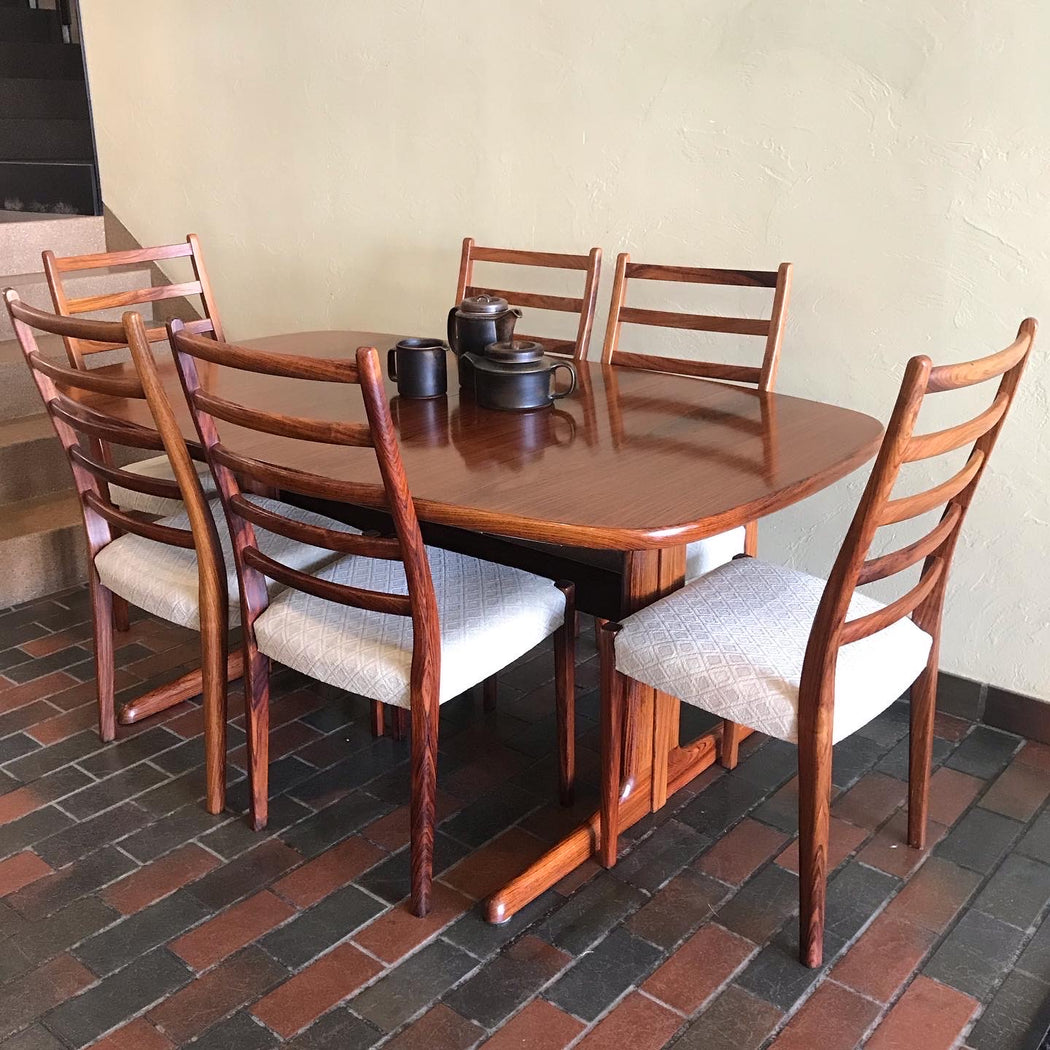 SOLD • Swedish Rosewood Dining Chairs