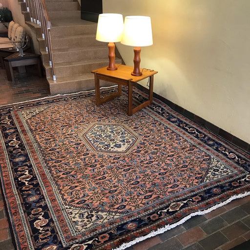 Vintage 1940s Ardebil Persian Rug