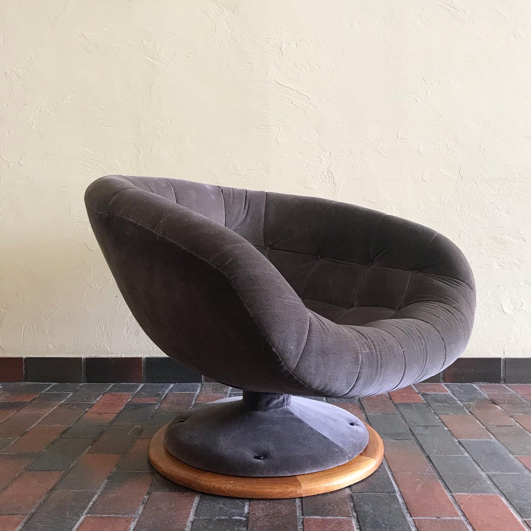 SOLD • R. Huber Swivel Tub Chairs