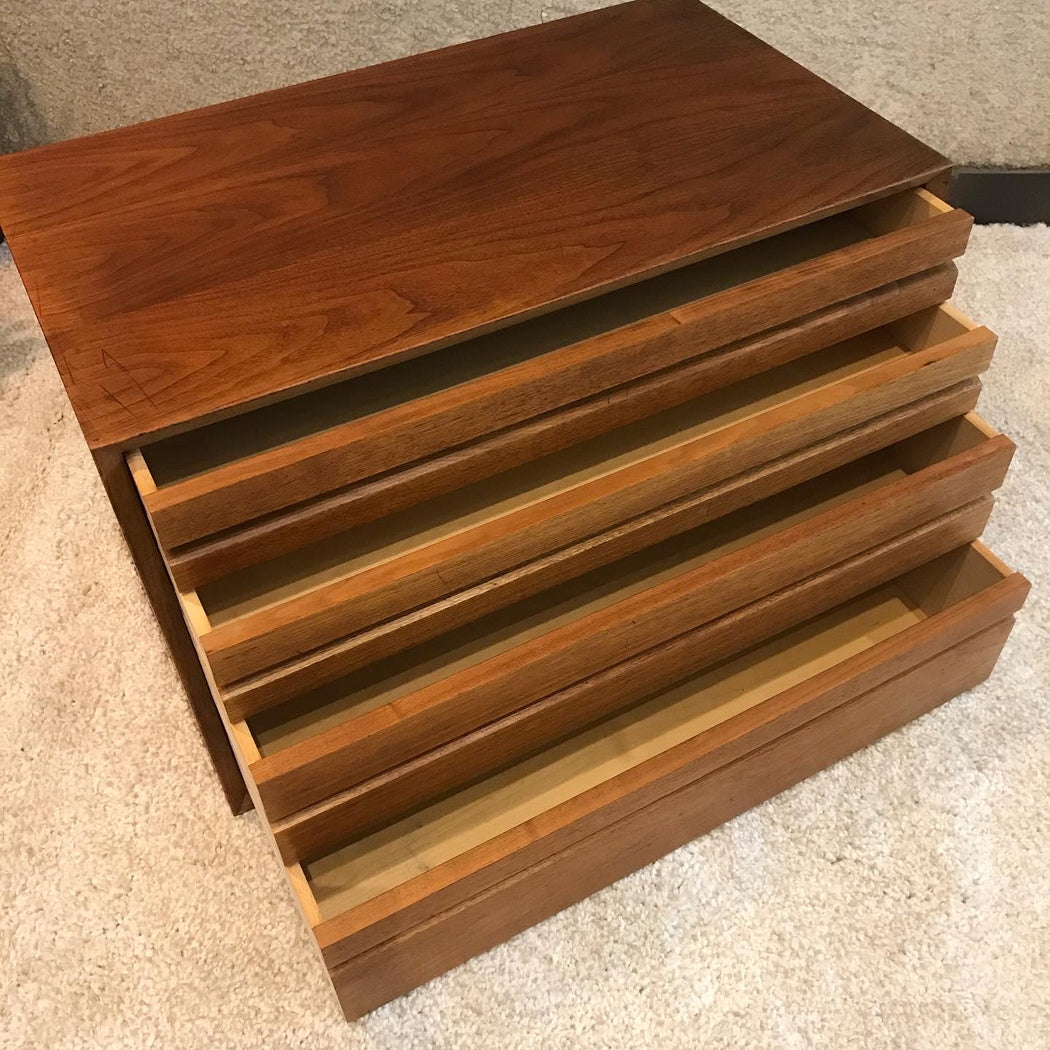 SOLD • Danish Walnut Modular Wall Unit