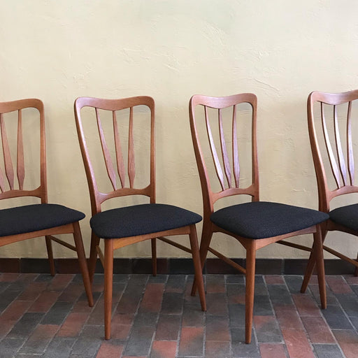 SOLD • Koefoeds Hornslet Ingrid Dining Chairs