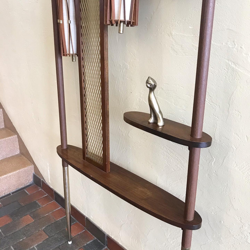SOLD • Tension Pole Room Divider Lamp