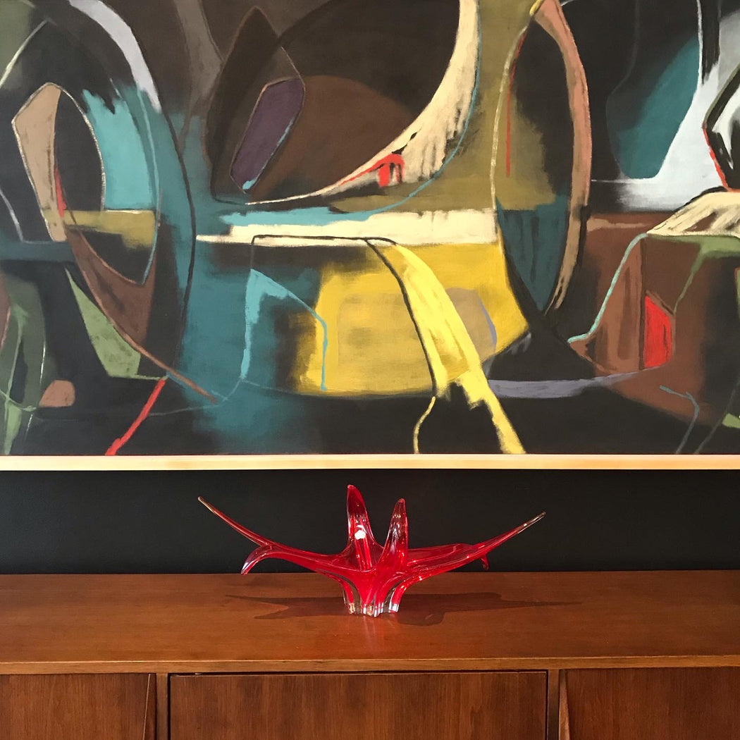 SOLD • Original Abstract Painting : Grymyr