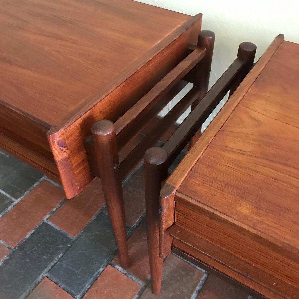 SOLD • Danish Teak Side Tables