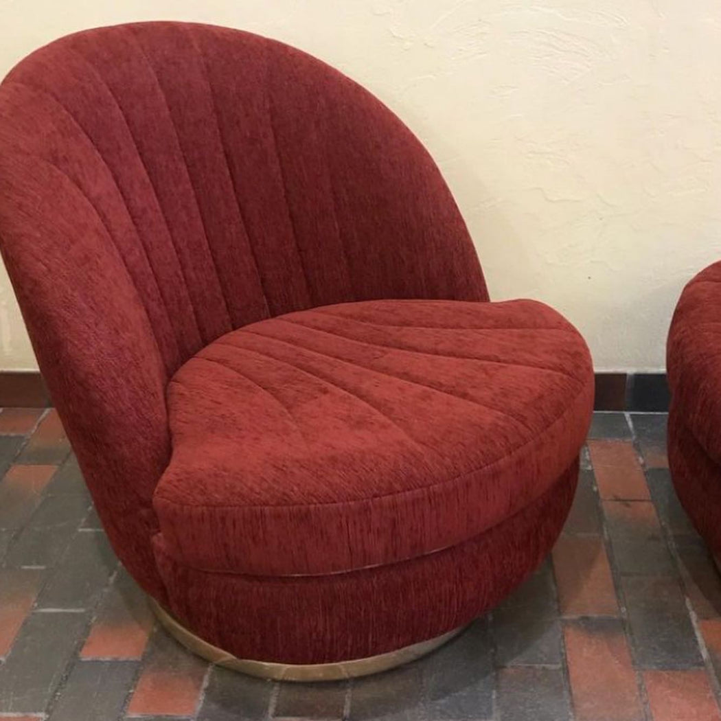 SOLD • Milo Baughman Swivel Chairs