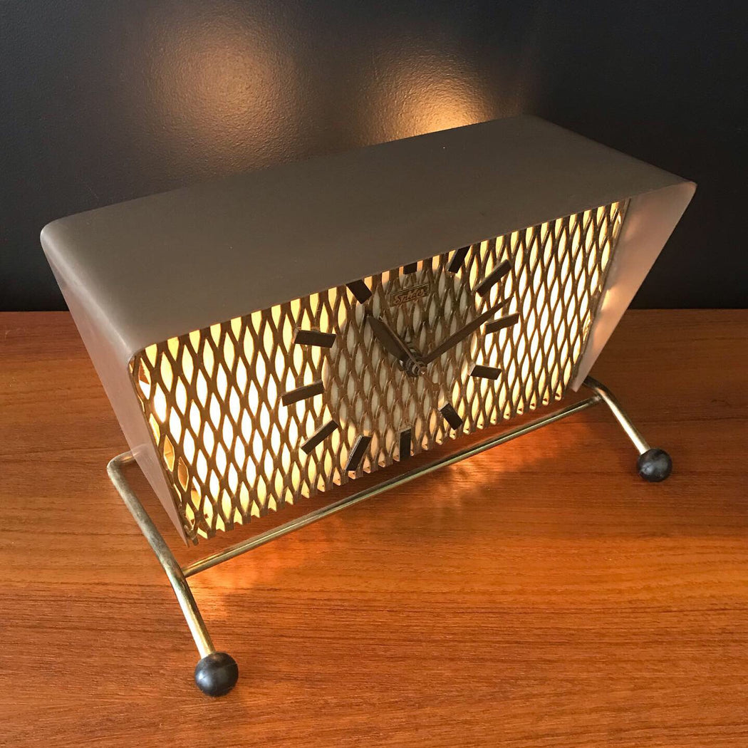 Sold • Atomic TV Lamp Clock