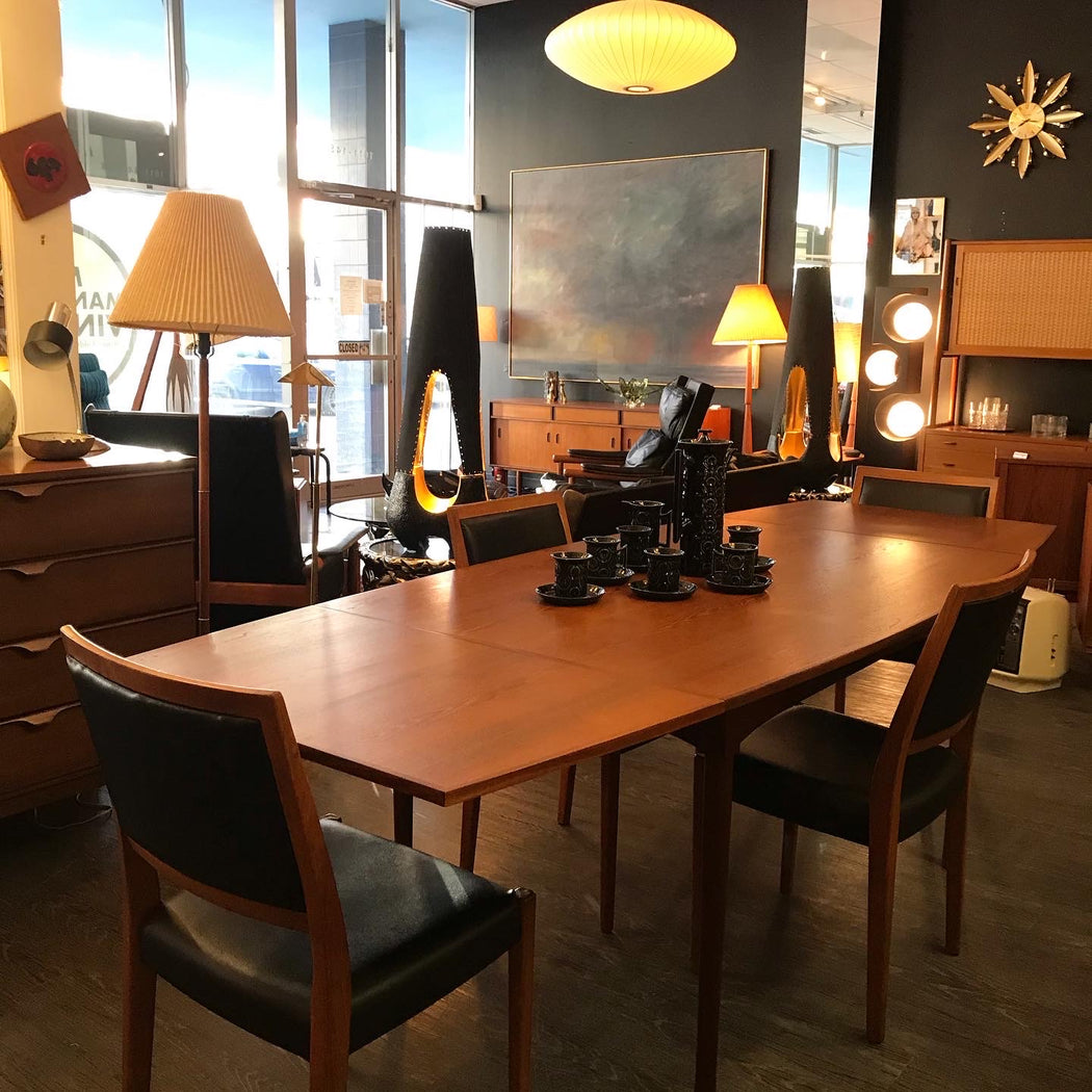 SOLD • RS Associates Teak Dining Table
