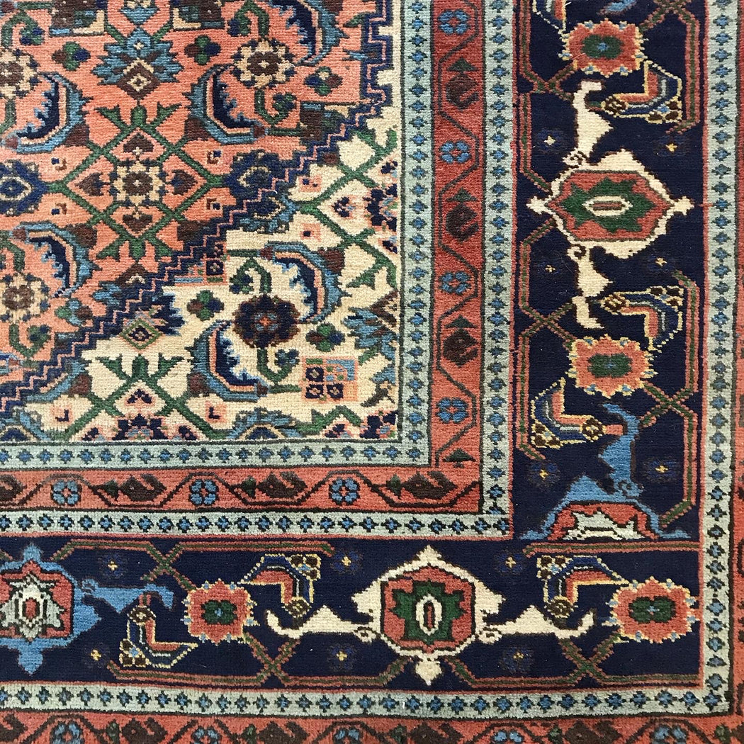 Vintage 1940s Ardebil Persian Rug
