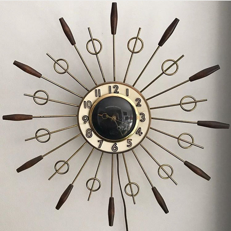 Electric Starburst Clock
