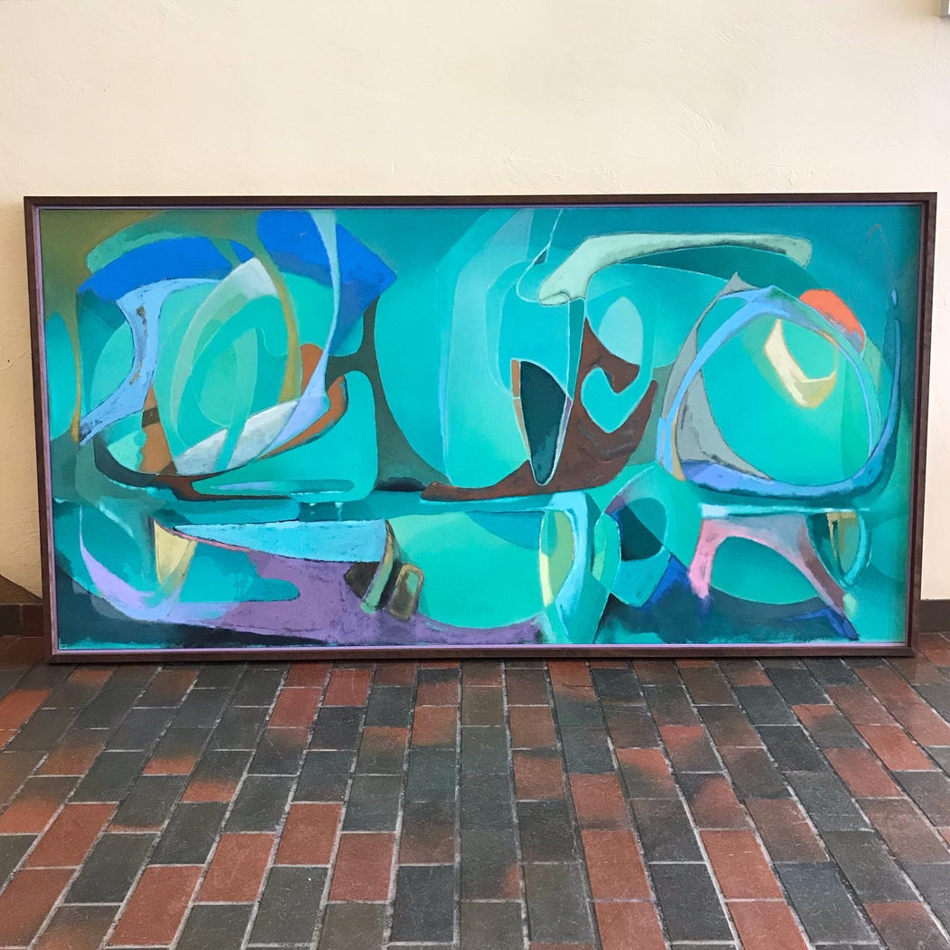 SOLD • Original Abstract Painting: Inndyr