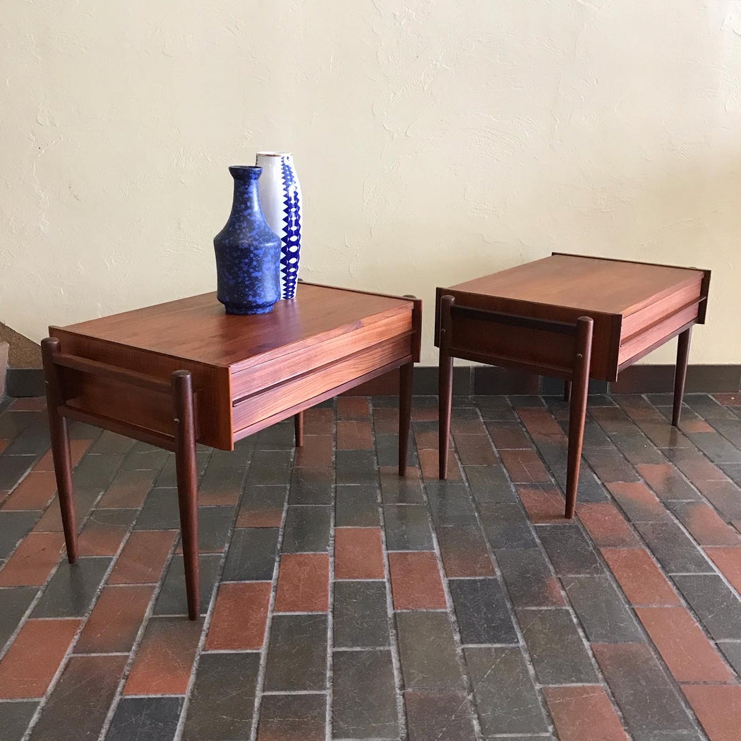 SOLD • Danish Teak Side Tables