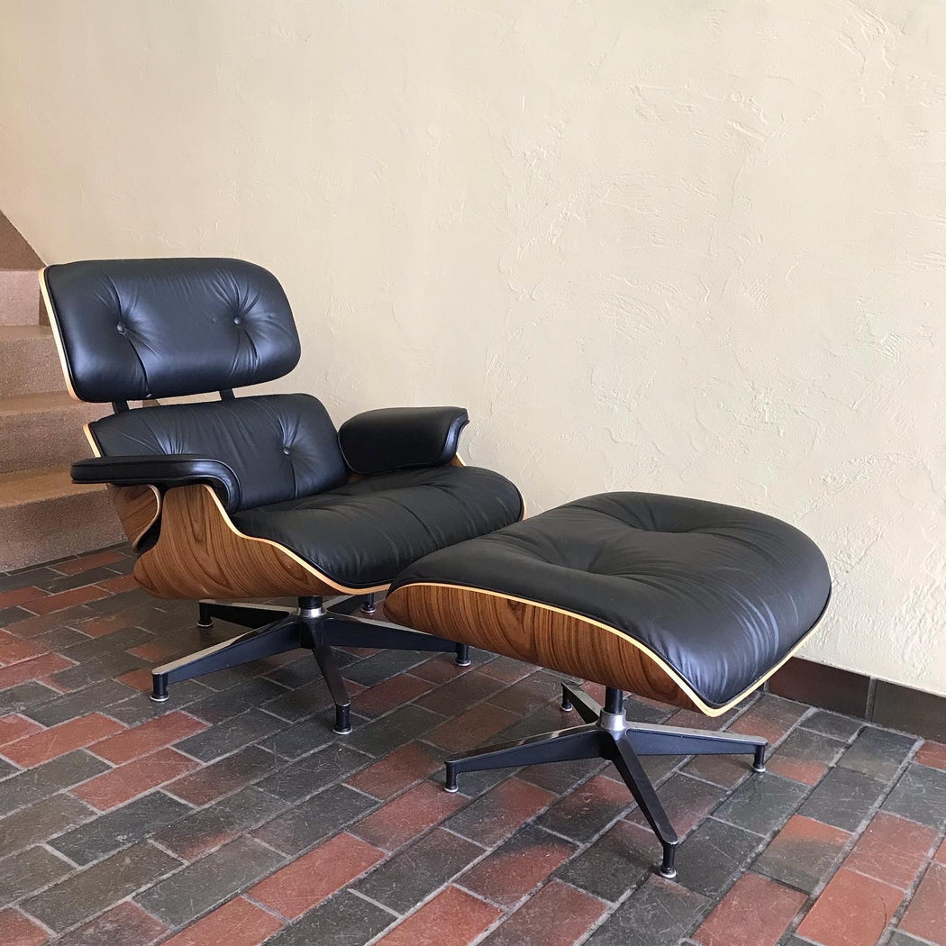 Sold • Authentic Eames Lounge Chair + Ottoman