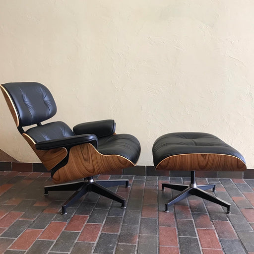 Sold • Authentic Eames Lounge Chair + Ottoman