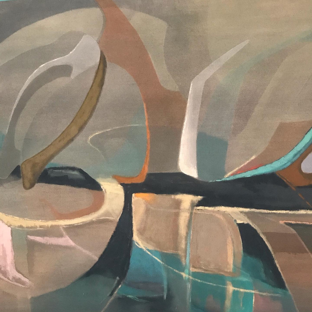 Original Abstract Painting: Trondheim