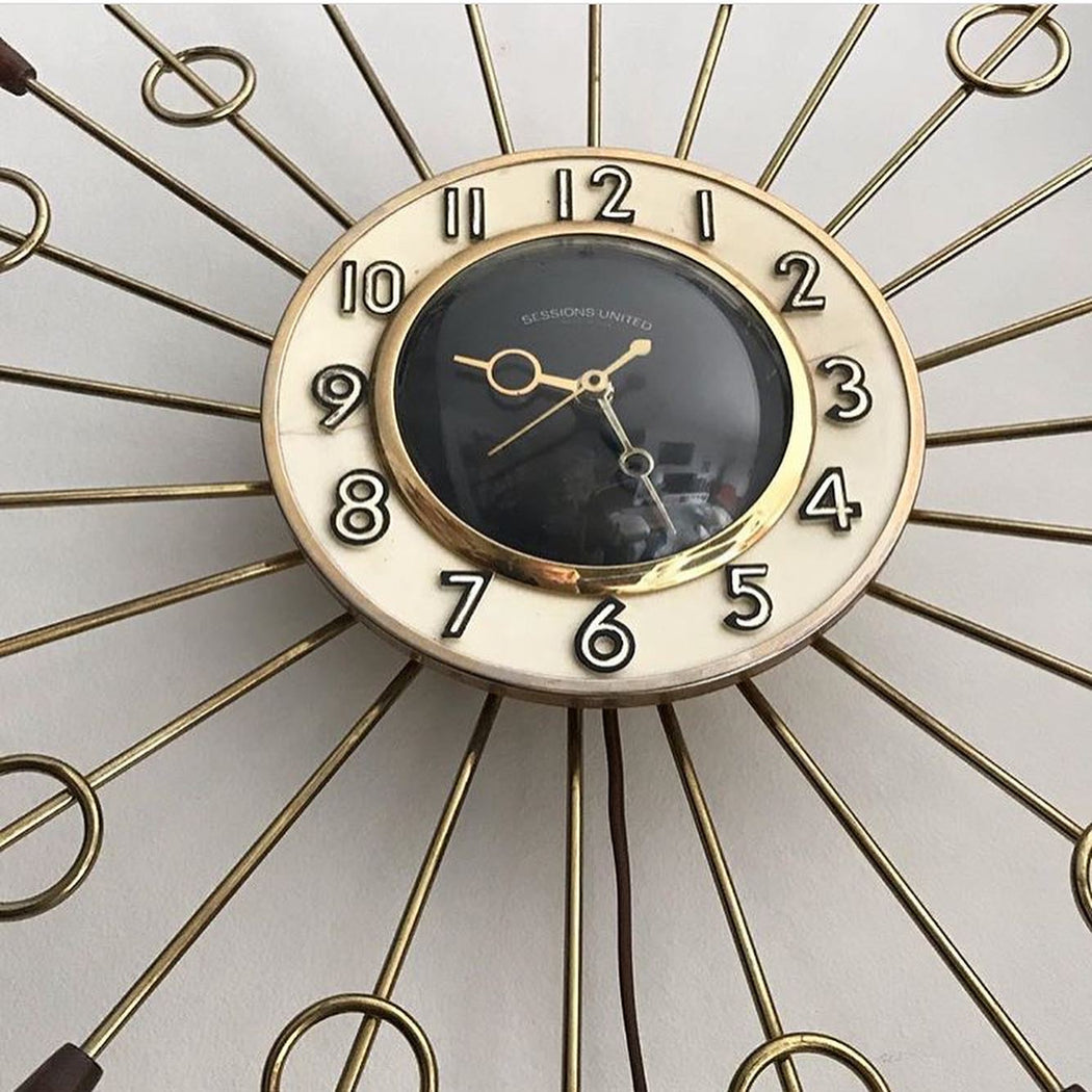 Electric Starburst Clock