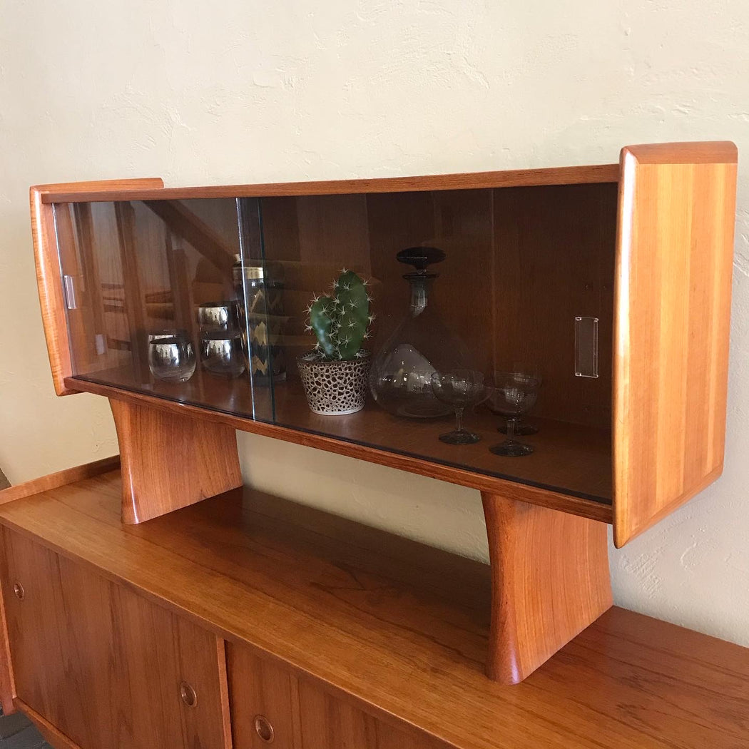 SOLD • R. Huber Teak Sideboard + Hutch