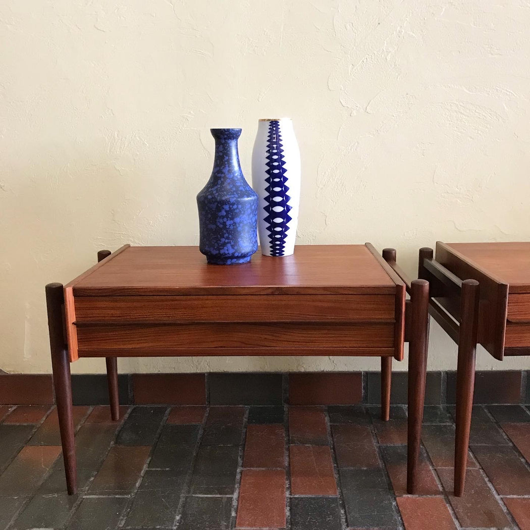 SOLD • Danish Teak Side Tables